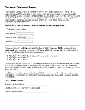 Free Consent Form