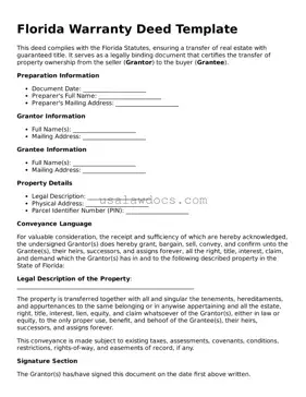 Attorney-Approved  Deed Form for Florida